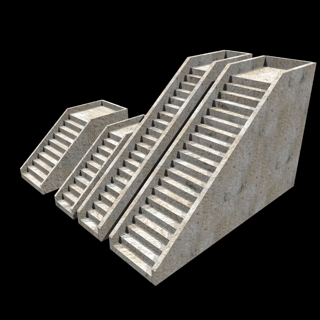 Medieval Modular Design: Stairs preview image 1